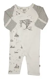 Marcel L/S Wrap Romper--BEB-YS12228