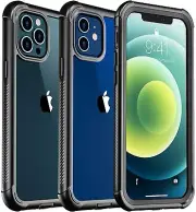 Bumper Case Compatible with iPhone 12 Pro Case,Full Body Protector Shockproof Co