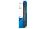 JACKSON 6-Way Powerboard with surge & overload protection. 1m Power cord