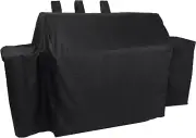 Heavy Duty Waterproof Grill Cover for Char-Griller Duo 5050/5650 Double Play wit