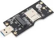 XUMIUZIY M.2 to USB 3.0 Adapter,M.2 to USB 3.0 Adapter Riser Card with SIM Card Slot Computer Accessories Key B NGFF,Durable and Simple