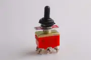 2pcs 15A/250VAC on/off/on 3 Position DPDT Toggle Switch with Waterproof Boot