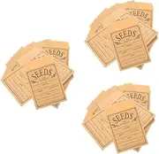 TEHAUX 3sets Small Coin Envelopes Tip Envelopes Small Paper Storage for Vegetable Seeds Collection 100pcs*3