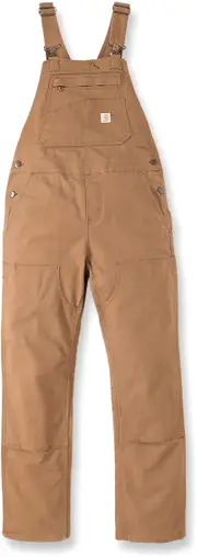 Carhartt Denim Canvas, bib women , color: Light Brown , size: L