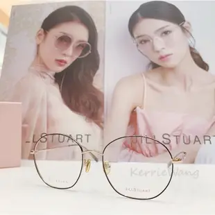 Jill Stuart  黑-金雙色鈦金屬圓框眼鏡 簡約線條質感 性感率性的風格 令人耳目一新的設計品味 JS70051