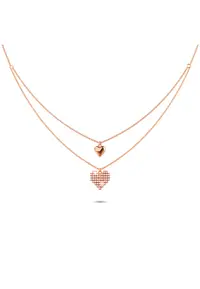 在飛比找ZALORA購物網優惠-BULLION GOLD Pixel Heart Layer