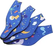 [GAROZATION] 4Pcs Swimming Headbands Ear Covers for Swimming Shower and Hair Washing Comfortable Sticky Closure for Ear Protection