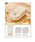 Electric Sandwich Maker Waffle Machine Toaster Baker Multifunctional Breakfast M