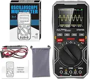 ET2010A 2 in 1 Digital Oscilloscope Multimeter 2.5Msps 1MH/z Portable Multimeter Multifunctional Electrical Test Tool(ET2010A Gray)