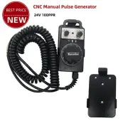 24V 100PPR CNC Manual Pulse Generator MPG Handwheel Pendant Controller f/ PLC ts