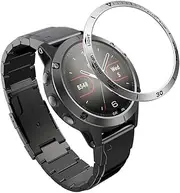 [BKUANE] Metal Outer Edge Cover For Garmin Fenix 5 5X Plus Bezel Ring Dial Scale Speed Protective Case Rings Anti-scratch Accessories
