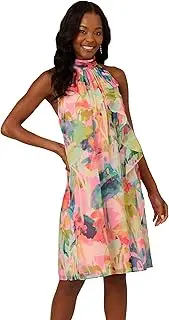 [Adrianna Papell] Women's Halter Sheath Short Dress