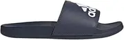 [adidas] Unisex-Adult Adilette Comfort Slide Sandal, Shadow Navy/White/Shadow Navy, 16 Women/15 Men