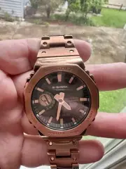 Casio CASIOAK G-Shock GM-B2100GD-5A Full Metal Rose Gold Bluetooth Solar