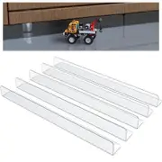 Clear Toy Blockers for Furniture,Stop Things from Going Under Couch Sofa Bed and Other Furniture,Suit for Hard Surface Floors Only (5pcs,1.6Inch High)