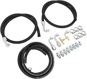 Steering Hose Hookup Kit, Universal Power Steering Hose Kit with Fittings HAHK R Enhanced Performance Replacement for Hydroboost Power Brake Booster