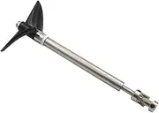 LUMIXE 70mm 2-Blade Propeller 5mm Drive Shaft Assembly, for Bait Boat 15cm 20cm 25cm 30cm 35cm Shaft Sleeve 2-Blade Propeller Ship Model Shaft Assembly (Color : 15cm Coupling 3.17)