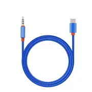 3PCS USB Type C Male To 3.5mm Male Audio AUX Adapter Cable For XIaomi 6 Redmi Note 2 Samusng S8 Note BLUE COLOR