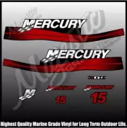 MERCURY - 15 hp - 1999 -2004 - OUTBOARD DECALS