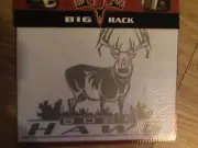 Big Rack Truck Window Decal ~Boss Hawg ~Big Deer / Buck Bow Hunter ~ New~ Sealed