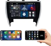 Roadanvi 8G+128G X12 Android Car Radio for Toyota Camry 2015 2016 2017 Wireless Carplay Android Auto Car Stereo GPS Navigation WiFi 4G LTE 1280x720 QLED Touch Screen Head Unit Bluetooth