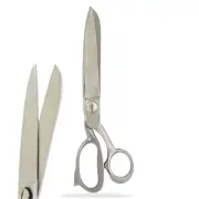 Tailor Scissors 11.75" Sewing Dressmaking Upholstery Fabric Cutting Shear Silver