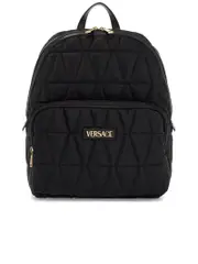 Versace Quilted Nylon Backpack