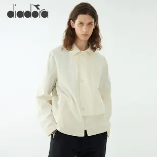 【立減20】diadora/迪亞多納官方男子襯衫式外套休閑夾克戶外透氣復古夾克男