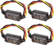 4PCS DC9‑26V LED ABS Brake Light Flasher Strobe Controller 16 Modes Adjustable for Car Motorcycle