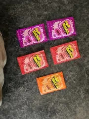 Vintage 80’s 5 Pop Rocks Orange and Cherry And Grape Flavor Lot- Shakes