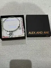 NEW. Alex And Ani Silver Charm Bracelet Because I Love You, Friend