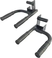 2X Fitness Dip Bar Attachment Multi Grips Easy to Install Chest Push up for Squat Rack Narrow & Wide Dips Push up Grip Handles
