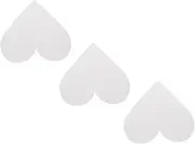 UTHCLO 3Pcs Heart Shape Foams Cake Moulds for DIY Crafting Polystyrene Dummy Cake Decorating Tools Reusable Cake Dummies for Custom Decoration and Baking Projects