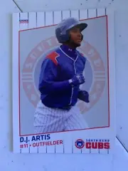 D.J Artis 2019 South Bend Cubs Team Card