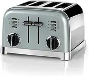 Cuisinart 4 Slice Toaster, Wide Slots, Ideal for Thick Bread and Bagels, 6 Browning Levels Plus Defrosting, Wide Slots, High Lift Lever, Matching Kettle Available, Pistachio Green