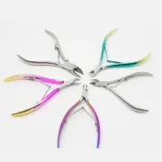 Cuticle Nipper Manicure Nail Scissor Dead Skin Remover Pedicure Tool Colorful.