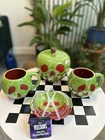 Disney Villains Poison Apple Halloween Cookie Jar, 2 Mugs, Measuring Cup Wicked