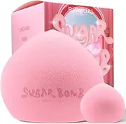 BIG Sugar Bomb Blender Set by RICHUAL BEAUTY ~ Butter-Soft Marshmallow Makeup Sponges for Face & Body ~ Incl: 1 LARGE & 1 MINI Mochi Makeup Sponge ~ Flawless Application of Foundation Creams & Powders