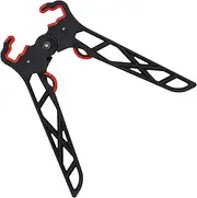 Salbsever Compound Bow Stand - Folding, Removable Bipod - Ambidextrous - Black and Red
