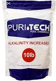 Puri Tech Pool Chemicals 10 lb Total Alkalinity Increaser Plus for Swimming Pools Increases Total Alkalinity Preventing Cloudiness and Scaling