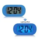 Compact Digital Clock with Gentle Alarm and Large Display for Easy Reading