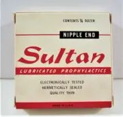 Vintage Sultan Old Full Condom Pack Akwell Inc Dothan Alabama Old Store Stock