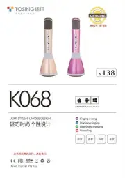 TUXUN K068(Genuine Tosing K068) Wireless Karaoke Microphone Bluetooth Speaker
