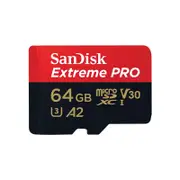SanDisk 64GB Extreme PRO MicroSDXC UHS-I Memory Card - 200MB/s - SDSQXCU-064G-GN6MA