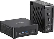 MINISFORUM UM760 Slim Mini PC, AMD Ryzen 5 7640HS Processor Mini Computer(6C/12T, Up to 5.0GHz), 16GB DDR5 RAM & 1TB PCIe 4.0 SSD, Support 8K@60Hz HDMI 2.1/USB4 Output, WIFI6E/BT5.3/Auto Power On