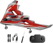 2.4G 2CH Remote Control Electric RC Glider Model Fixed Wing for Children, with Night Lights