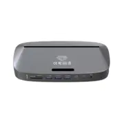 Verbatim Usb C Triple Monitor Docking Station With 70W Power 13 In 1