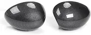 STGTZPLPDU 2 PCS/Set Rear View Mirror Housing Fit for BMW Fit for Mini Fit for Cooper R55 R56 R57 R58 R59 R60 R61 Carbon Fiber Style Mirror Cover Cap Rearview Mirror