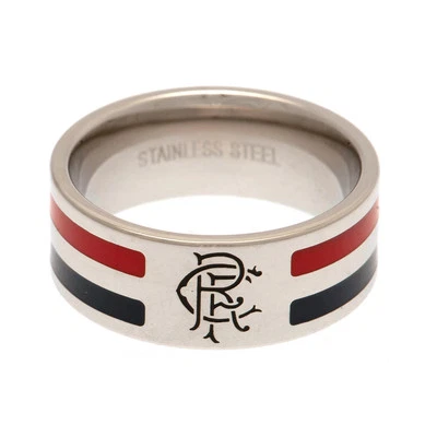 Rangers FC Colour Stripe Ring [Size:: Medium]