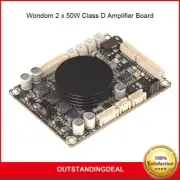 Wondom 2 x 50W Class D Amplifier Board JAB3 DSP Electronic Crossover os67